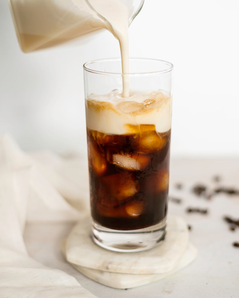 Iced Americano with Vanilla Collagen Cold Foam