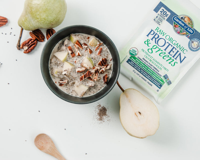Cardamom Pear Chia Pudding