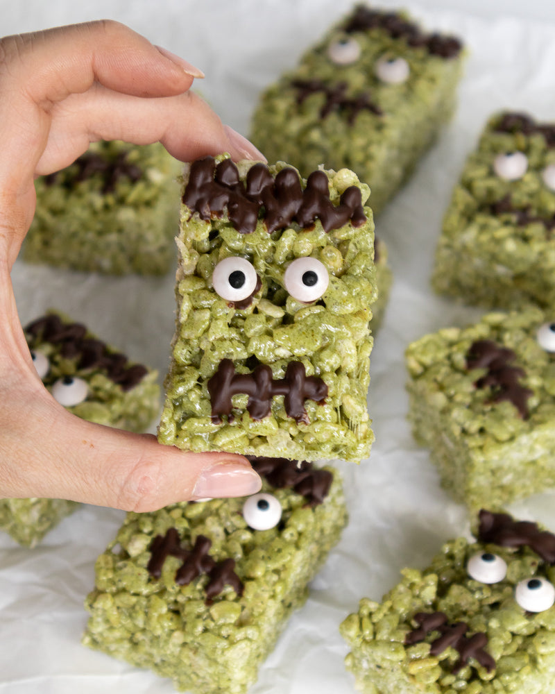Frankenstein Rice Krispie Treats