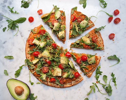 Vegan Arugula Pizza