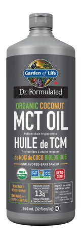 Dr. Formulated 100% Organic MCT Oil