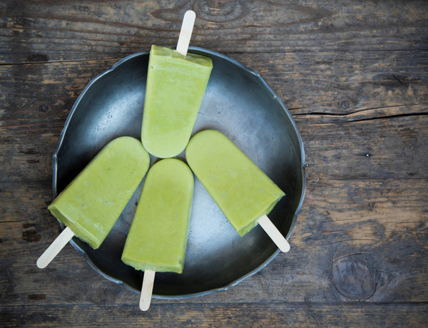 Tropical Green Smoothie Pops