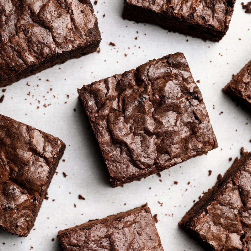 No-Bake Protein Brownies