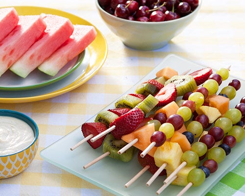 Fruit Skewer Salad