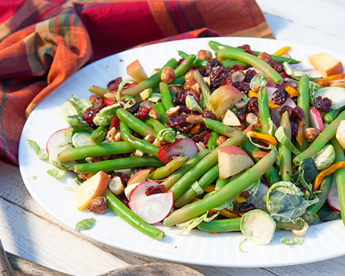 Green Bean & Brussels Sprouts Salad