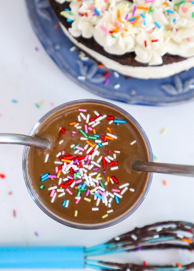 Chocolate Cake Batter Protein Smoothie