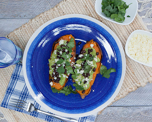 Loaded Baked Sweet Potatoes