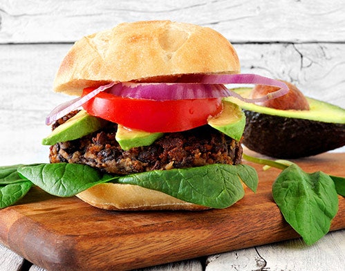 Mushroom Bean Burgers