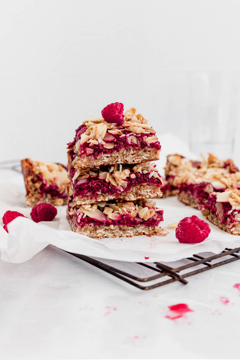 Raspberry Oatmeal Breakfast Bars