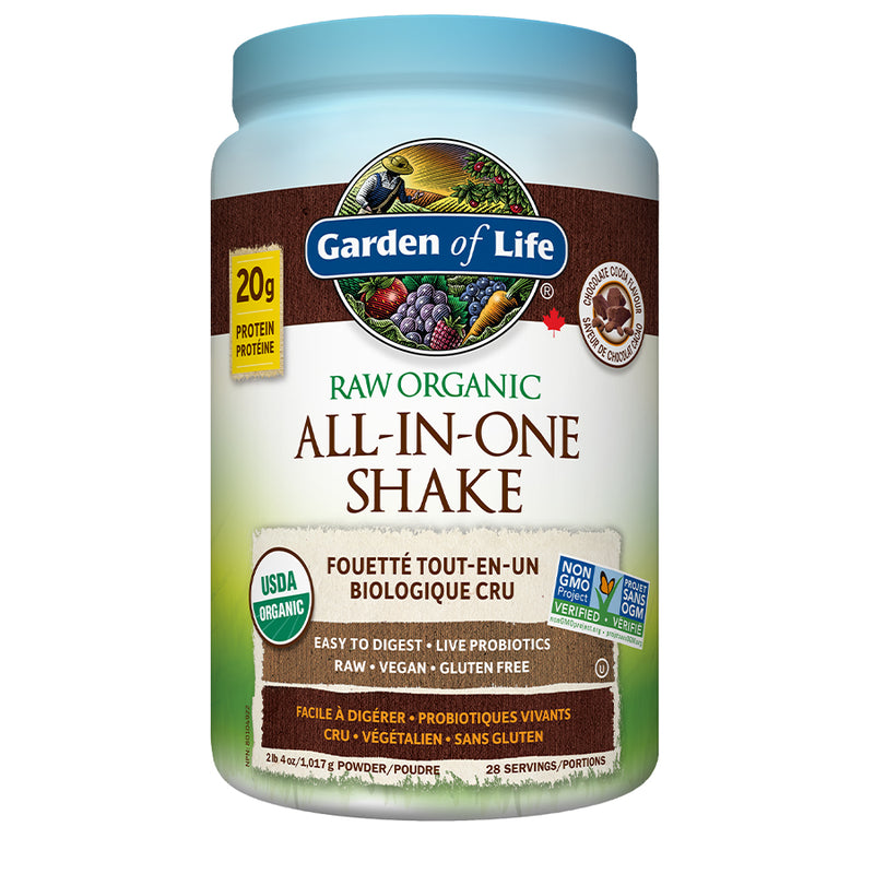 Raw Organic ALL-IN-ONE Shake - Chocolate Cacao