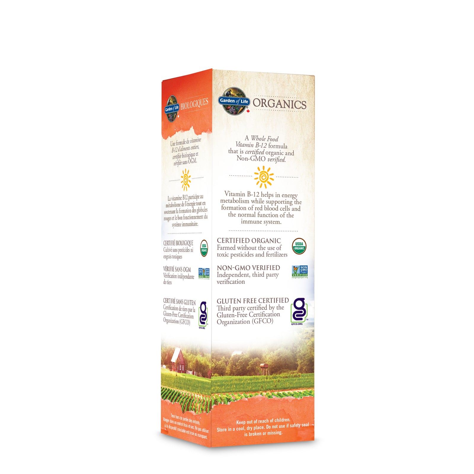 Organics Vitamin B-12 Raspberry Spray | Garden of Life  Garden of Life  Canada