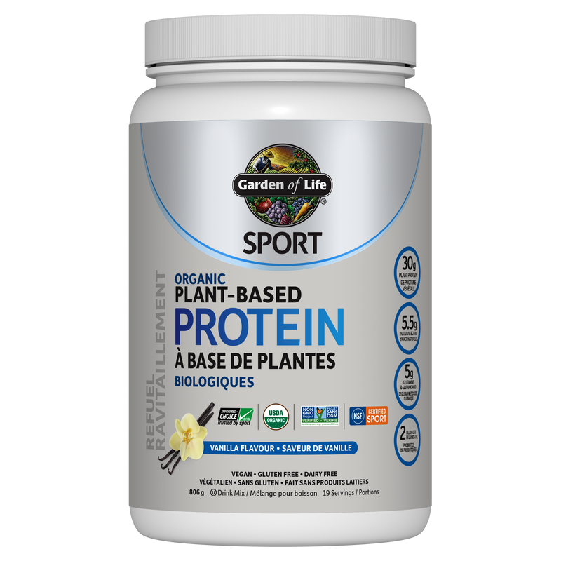 SPORT Organic Plant Based Protein - Vanilla