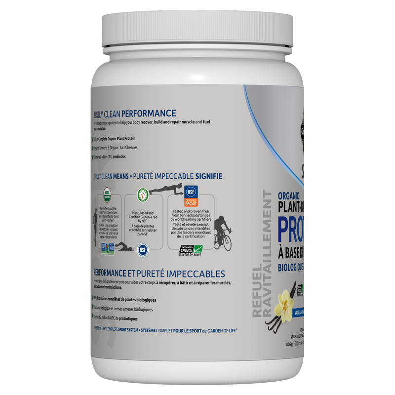 SPORT Organic Plant Based Protein - Vanilla