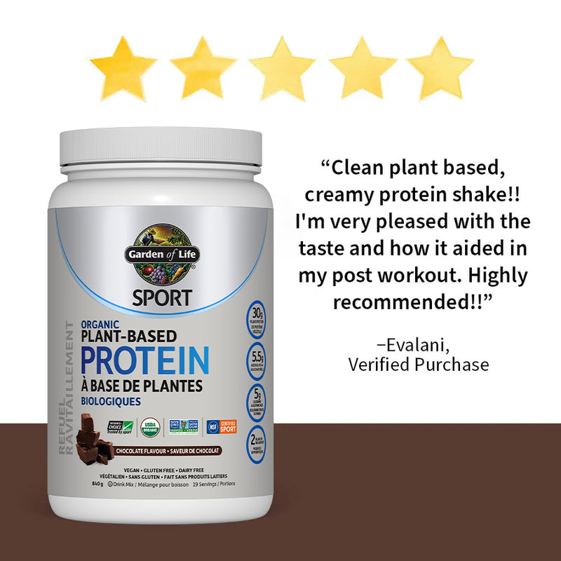 SPORT Organic Plant Based Protein - Chocolate