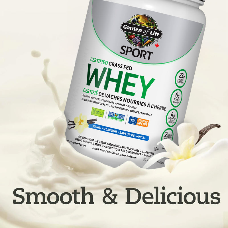 SPORT Certified Grass Fed Whey - Vanilla