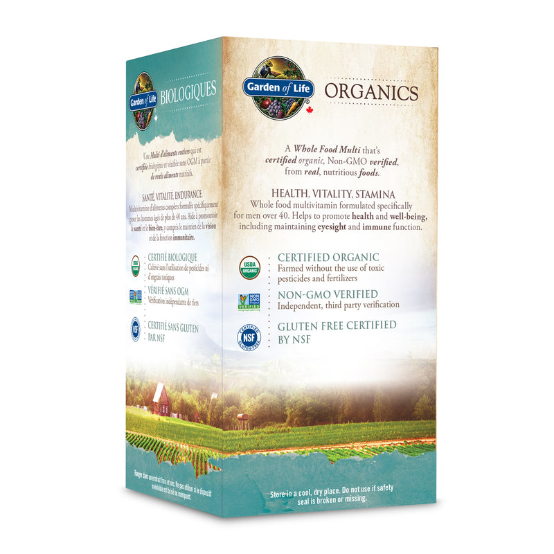 Organics - Multivitamine - Hommes Multi 40+