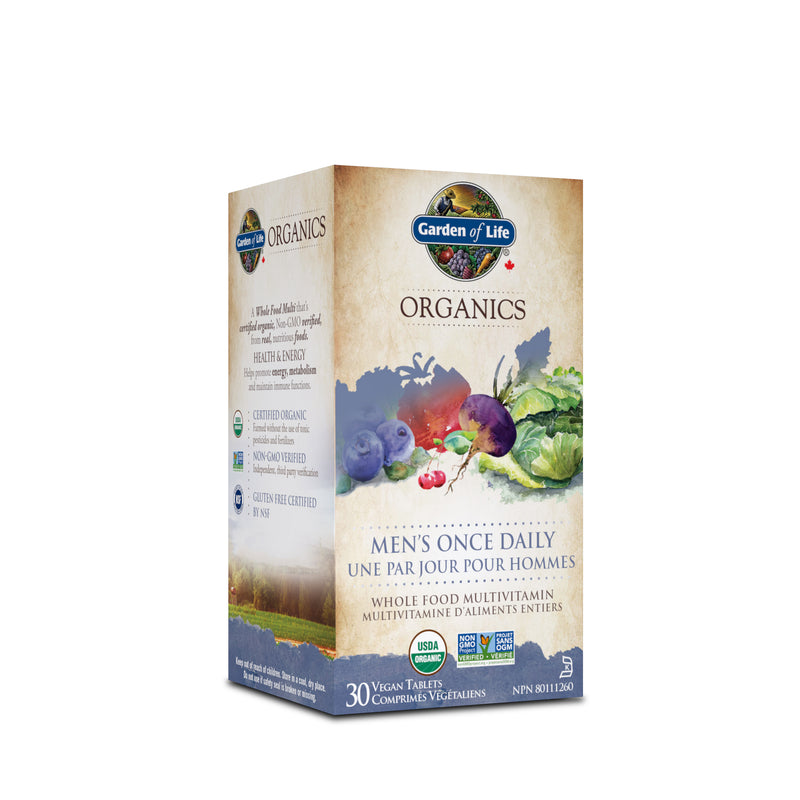 Organics - Multivitamine - Une Par Jour Pour Hommes