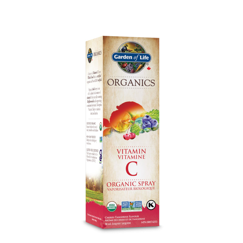 Organics Vitamin C Spray - Cherry-Tangerine