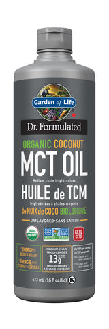 Dr. Formulated 100% Organic MCT Oil
