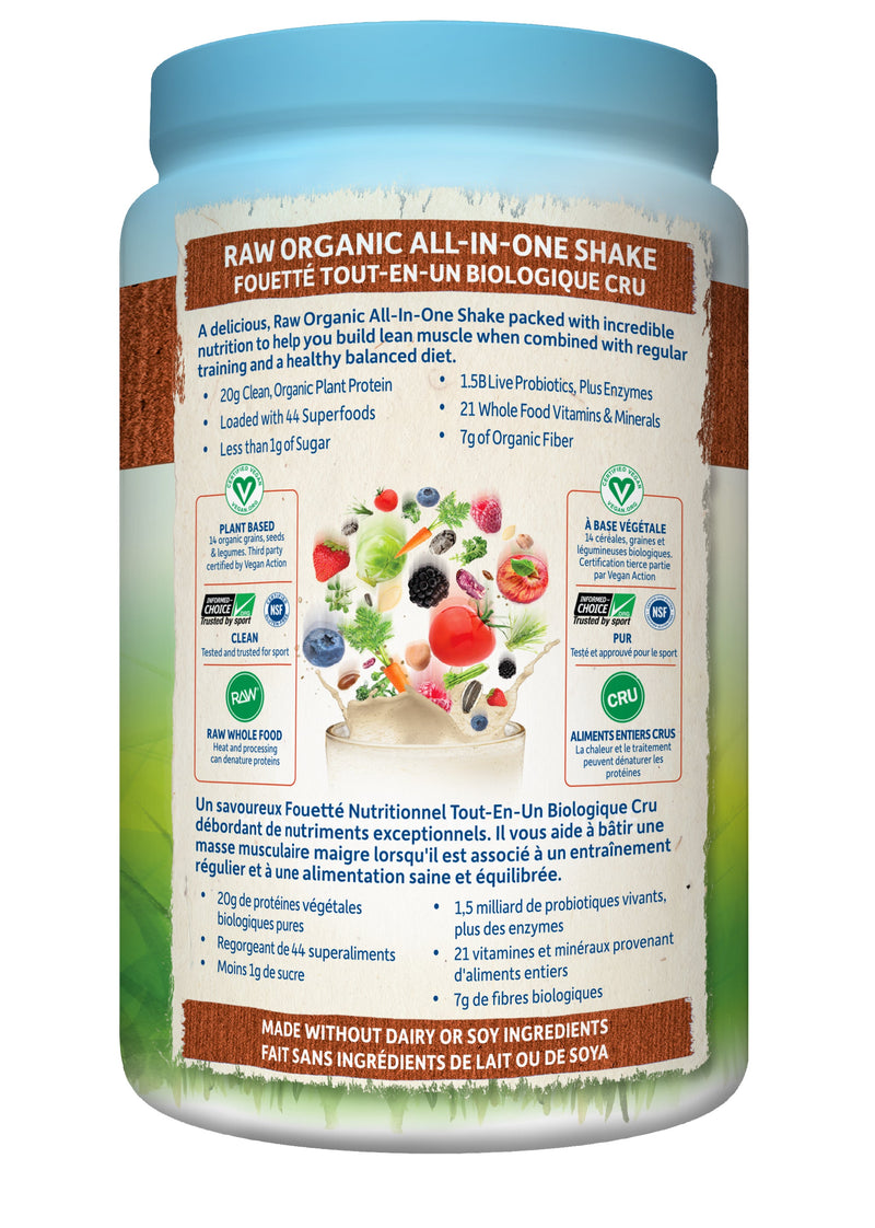 NEW: Raw Organic ALL-IN-ONE Shake - Vanilla Spiced Chai