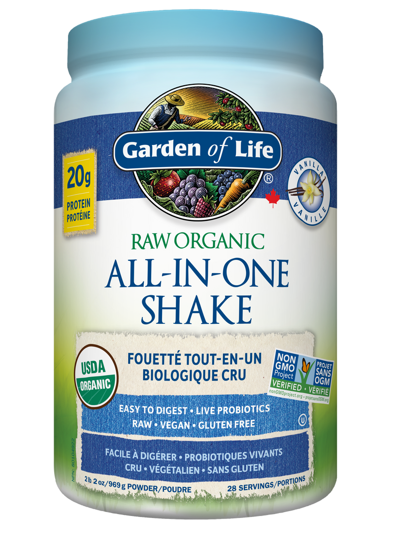 Raw Organic ALL-IN-ONE Shake - Vanilla
