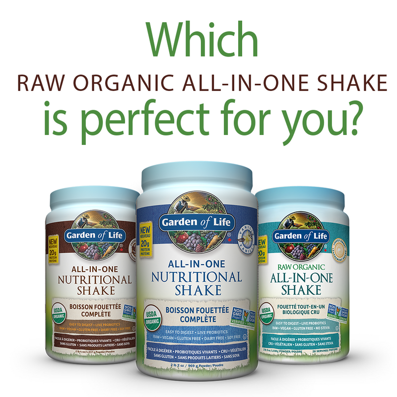 Raw Organic ALL-IN-ONE Shake - Chocolate Cacao